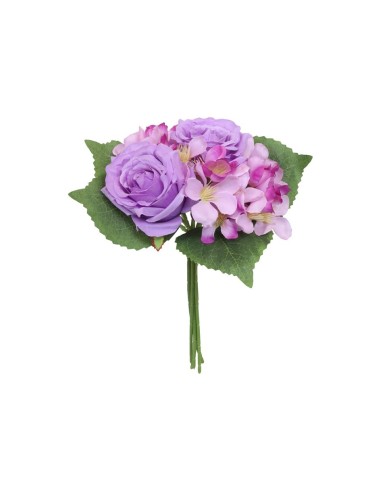 ATADO ROSAS-HORTENSIA X 6-31 CM (VIO)
