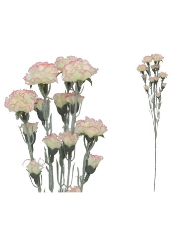 VARA CLAVELLINA FLOCADA X 5-59 CM (ROSA)