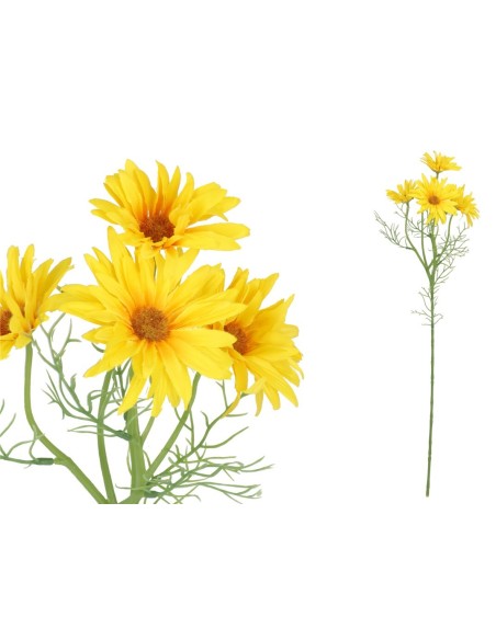 VARA MARGARITAS X 4 - 60 CM (AMARILLO)