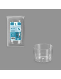 S/5 VASO REUTILIZABLE CHIQUITO 230 CC