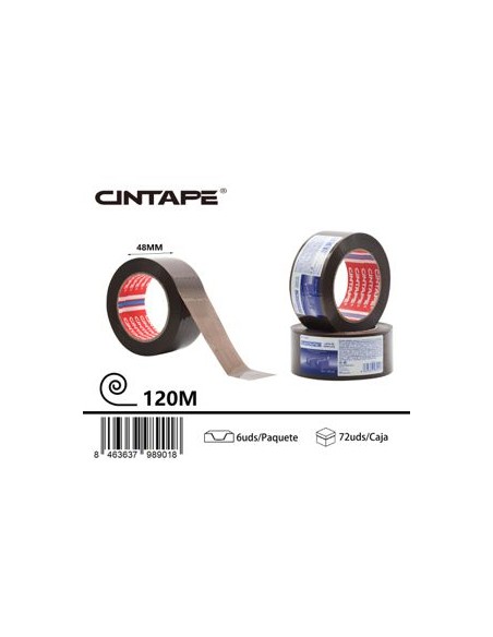 CINTA ADHESIVA MARRON 48*120