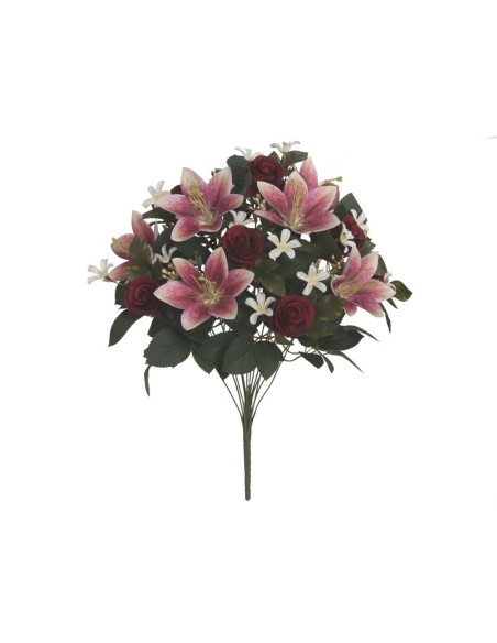 RAMO CAPULLOS-LILIUM (A) X13 50CM (ROJO)