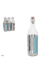 BOTELLA 1L LORY  TEXTILE ROSA