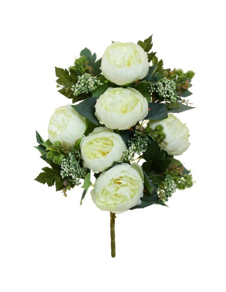 CONJUNTO PEONIA (A) X 11 -59CM (CREMA)