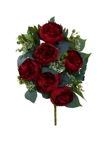 CONJUNTO PEONIA (A) X 11 -59CM (ROJO)