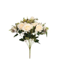 RAMO ROSAS-MIX (A) X 11 - 52 CM (CREMA)