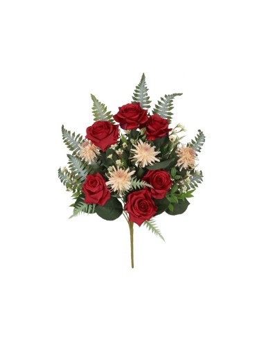 CONJUNTO ROSAS-MUM-FERN X15-56 CM (ROJ)