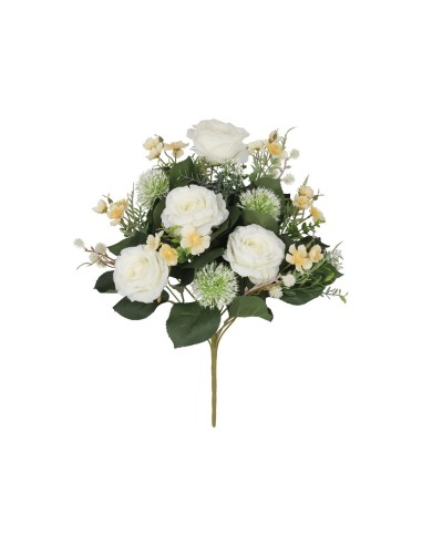 CONJUNTO ROSAS-ALLIUM X 18 -53CM (BL)