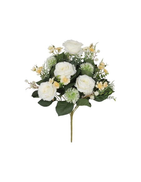 CONJUNTO ROSAS-ALLIUM X 18 -53CM (BL)