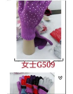 GUANTES  MUJER PUNTOS