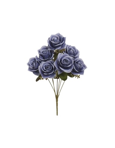 RAMO ROSAS AUTUMN X 7-43 CM (AZUL)