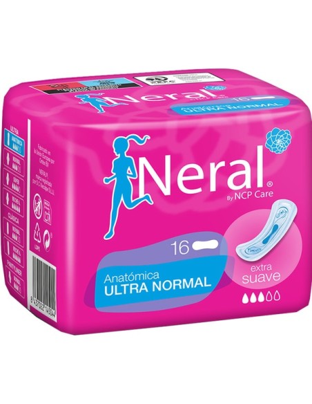 COMPRESA ULTRA NORMAL ANATOMICA "NERAL" 16 UND