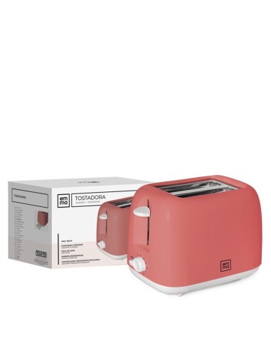 EMMA TOSTADOR CORAL  750W 28x17 cm GB1K6