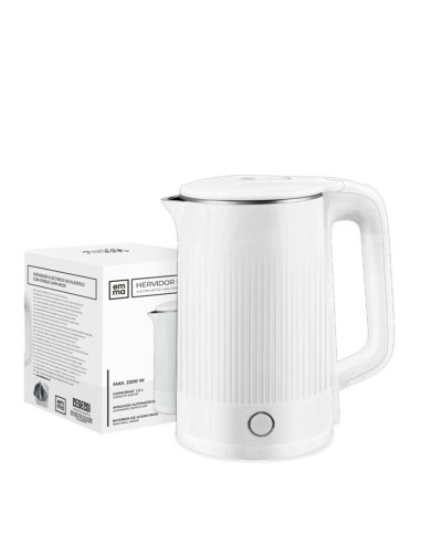 EMMA HERVIDOR DOBLE PARED BLANCO 2200W 1,5L GB1K12