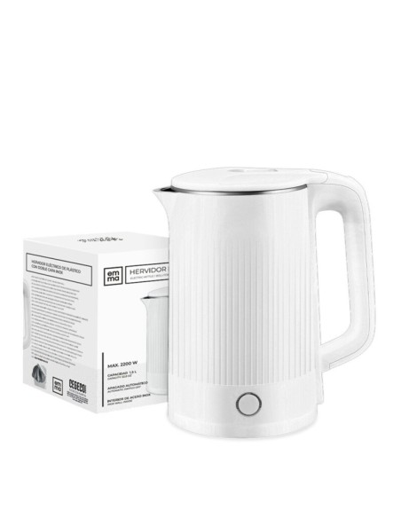 EMMA HERVIDOR DOBLE PARED BLANCO 2200W 1,5L GB1K12
