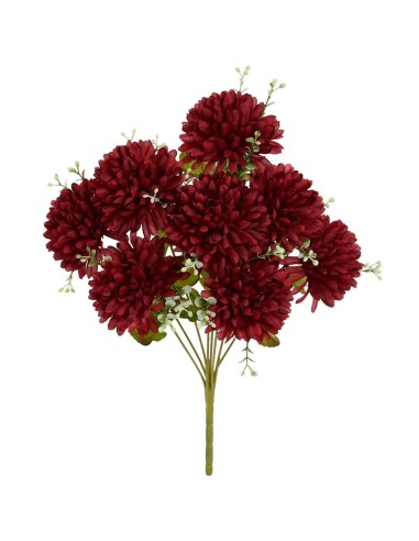 RAMO CRISANTEMO (A) X 8-42 CM (ROJO)