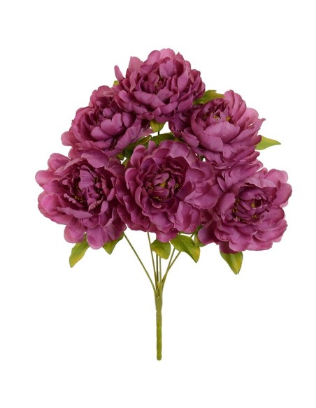 RAMO PEONIA X 6 (A)-42 CM (VIOLETA)