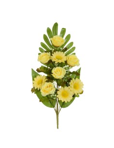 CONJUNTO ROSAS-DAISY (A) X 9 -51CM (AM)