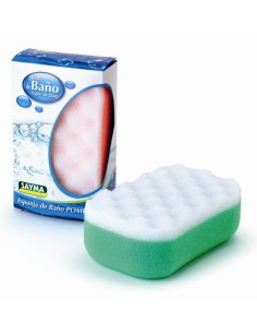ESPONJA DE BAÑO POMPAS 14X8X4,3