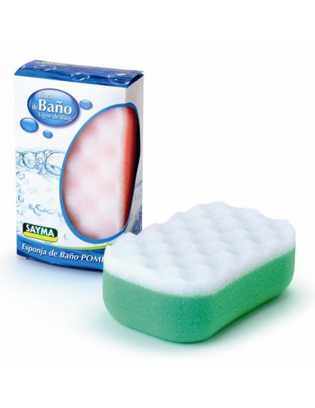 ESPONJA DE BAÑO POMPAS 14X8X4,3