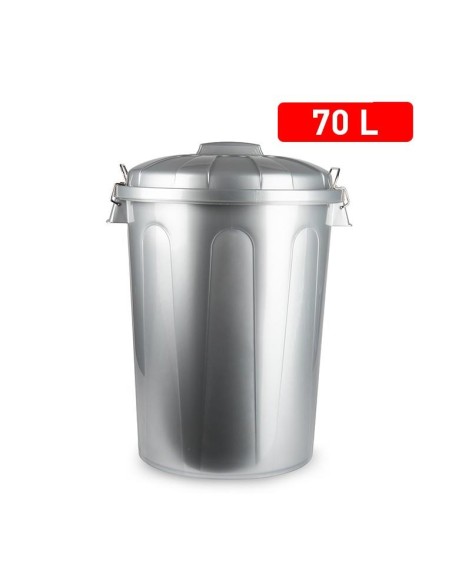 CUBO COMUNIDAD 70L PLATA