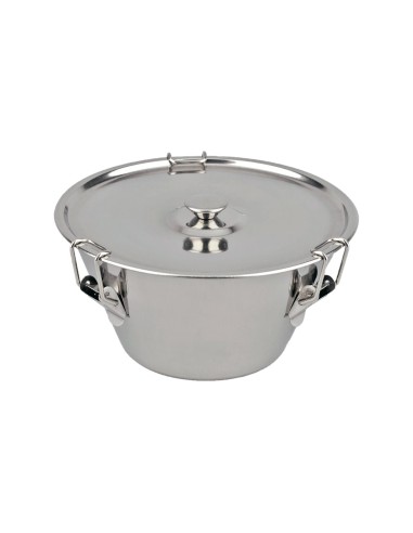 FLANERO INOX C/TAPA 20 cm