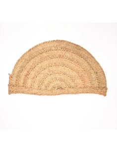 ALFOMBRA ARTESANAL MEDIA LUNA 120CM