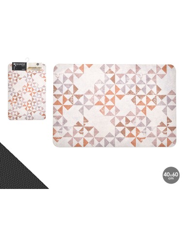 ALFOMBRA COCINA HELICE TRICOLOR 40X60CM