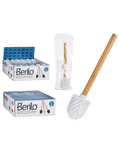 ESCOBILLA BAMBU BLANCA