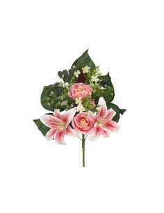 CONJUNTO ROSA LILIUM X 8-52 CM (ROSA)
