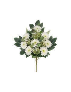 CONJUNTO GERBERAS X 12 - 56 CM (BLANCO)