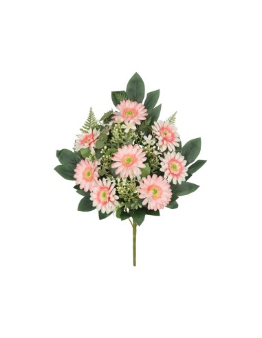 CONJUNTO GERBERAS X 12 - 56 CM (ROSA)