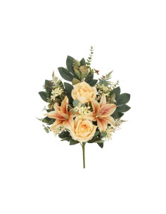 CONJUNTO ROS-LILIUM GLITTER X12-60CM(AM)