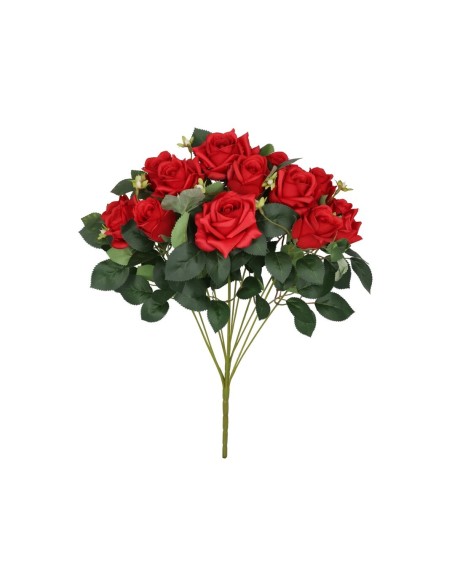 RAMO ROSAS-CAPULLO X 13 - 49 CM (ROJO)
