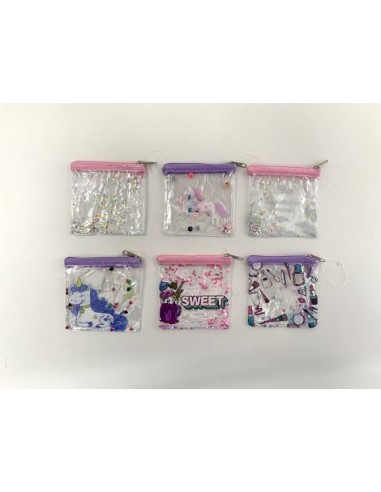 MONEDERO PVC MODERNO 10X9CM 6MOD.