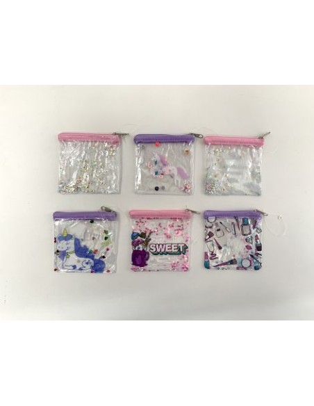 MONEDERO PVC MODERNO 10X9CM 6MOD.