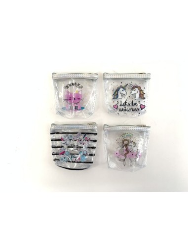 MONEDERO PVC MODERNO 11X9X3.5CM 4MOD.