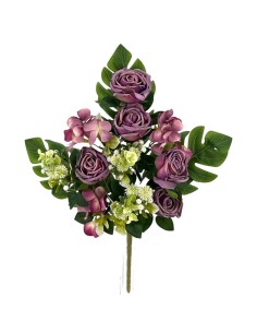 R.U/C. ROSAS/HORTENSIAS X11 LILA 49cm
