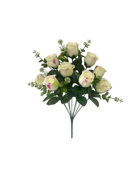 RAMO CAPULLOS X 9 - 45 CM (CREMA)