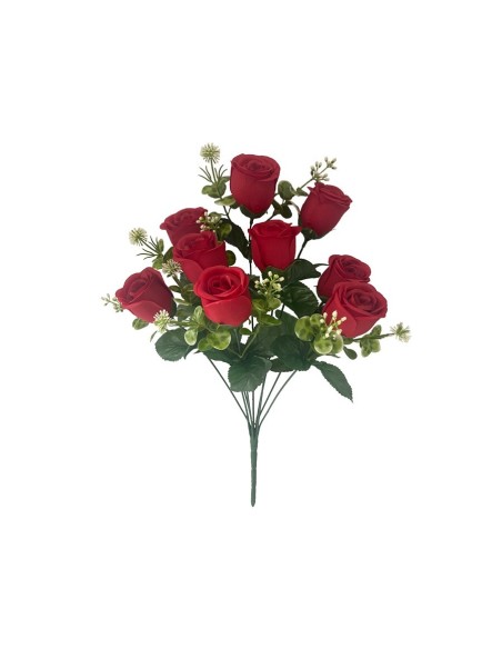 RAMO CAPULLOS X 9 - 45 CM (ROJO)