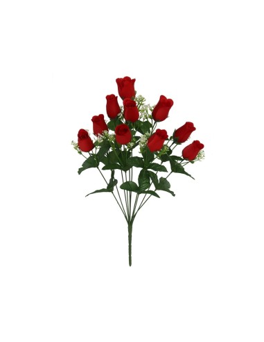 RAMO CAPULLOS SATIN X 10-47 CM (ROJO)