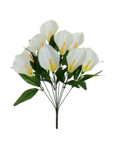 RAMO CALAS SATIN X 9 -49 CM (BLANCO)