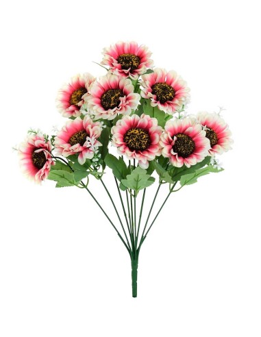 RAMO GERBERA X 9-42 CM (ROSA)