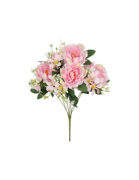 RAMO PEONIA-LILIES X 8- 45 CM (ROSA)