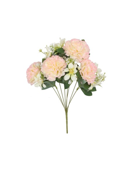 RAMO CLAVEL MIXED X 8 - 45 CM (ROSA)