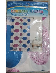 CORTINA BANO MODERNO PVC 180X180