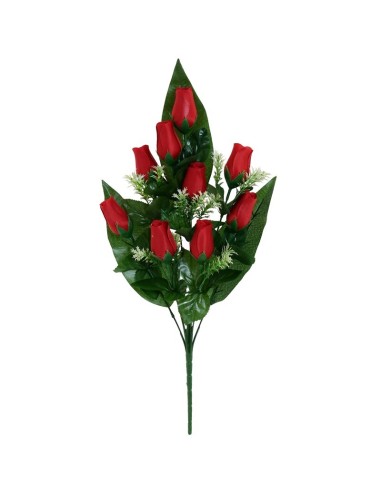 CONJUNTO CAPULLOS SATIN X 9-53 CM (ROJO)