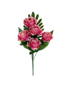 CONJUNTO PEONIA X 5-50CM (FUCSIA)