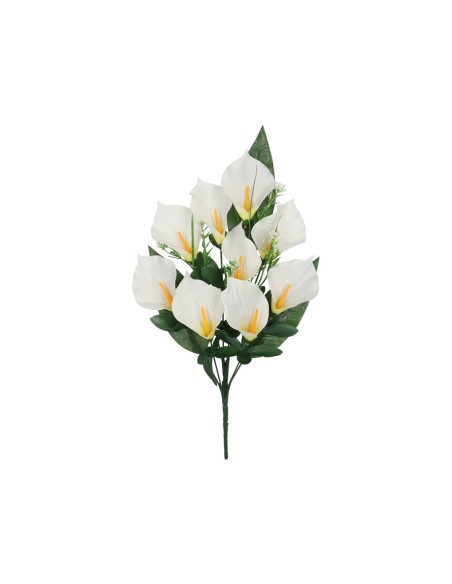 CONJUNTO CALAS SATIN X 9 -55 CM (BLANCO)