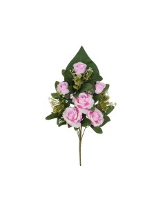 CONJUNTO ROSAS-CAP X 9- 52 CM (MALVA)